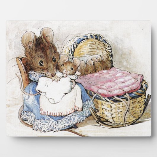 Beatrix Potter, Hunca Munca Fotoplatte (Vorderseite)