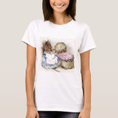 Beatrix Potter, Hunca Munca, Mutter Maus, Custom T-Shirt (Vorderseite)