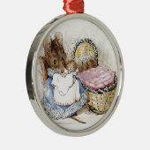 Beatrix Potter, Hunca Munca, Mutter Maus Silbernes Ornament (Rechts)