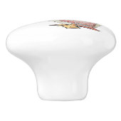 Beatrix Potter Jemima Puddle Duck Keramikknauf (Seitenansicht)