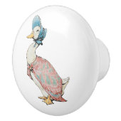 Beatrix Potter Jemima Puddle Duck Keramikknauf (Rechts)