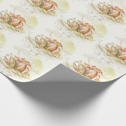 Beatrix Potter Jeremy Fisher Geschenkpapier (Ecke)
