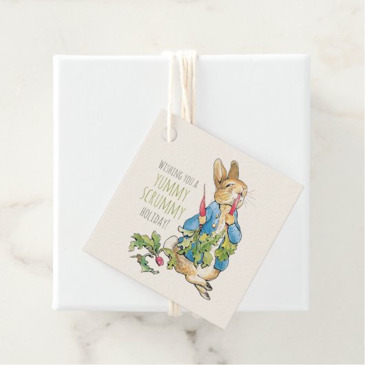 Beatrix Potter Junge Kaninchen Ostergötchen CC1114 Geschenkanhänger (Beispiel)