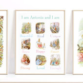 Beatrix Potter Kinder Affirmation Individuelle Nam Poster
