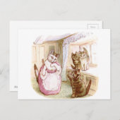 Beatrix Potter, Kinderbücher, Kätzchen Postkarte (Vorne/Hinten)