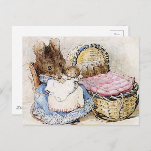 Beatrix Potter, Kinderbücher, maßgeschneidert Postkarte (Vorne/Hinten)