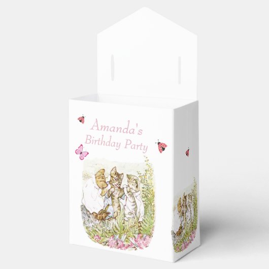 Beatrix Potter Kittens Birthday Party Fevor Box Geschenkschachtel (Geöffnet)