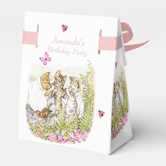 Beatrix Potter Kittens Birthday Party Fevor Box Geschenkschachtel (Rückseite)