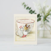 Beatrix Potter, Lady Mouse, Teacup Postkarte (Stehend Vorderseite)