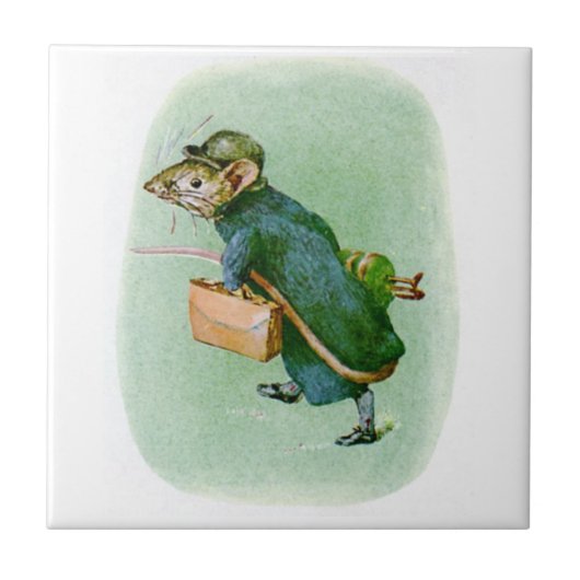 Beatrix Potter Maus Tile Fliese (Vorderseite)