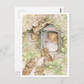 Beatrix Potter Mutter Maus und Kinder Postkarte (Vorne/Hinten)