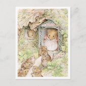 Beatrix Potter Mutter Maus und Kinder Postkarte (Vorderseite)
