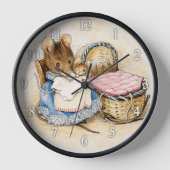 Beatrix Potter Muttermaus Uhr (Vorderseite)