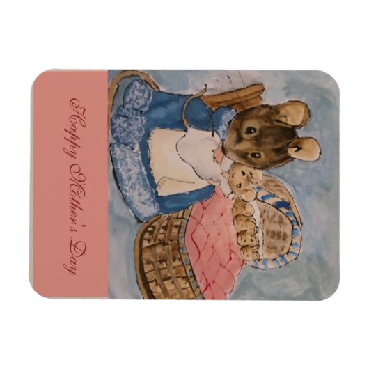 Beatrix Potter Muttertag Magnet (Horizontal)