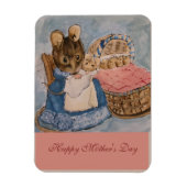 Beatrix Potter Muttertag Magnet (Vertikal)