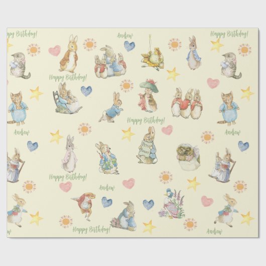 Beatrix Potter Niedlich Peter das Kaninchen und se Geschenkpapier (Flach)