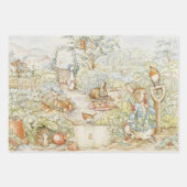 Beatrix Potter Niedlich Peter das Kaninchen und se Geschenkpapier Set (Vorderseite 3)