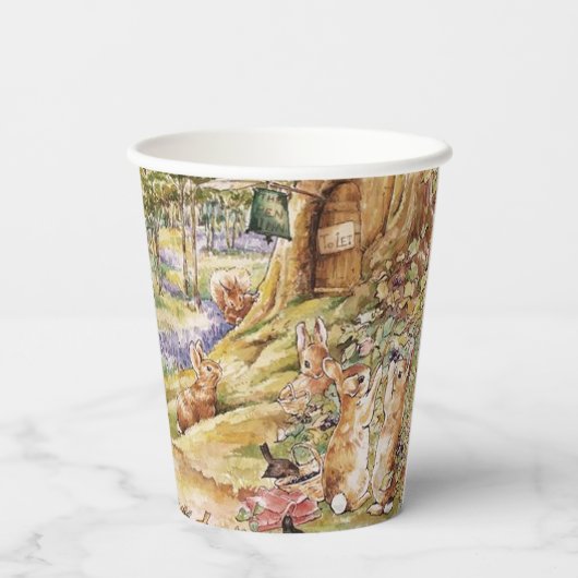 Beatrix Potter Niedlich Peter und Friends Pappbecher (Rückseite)