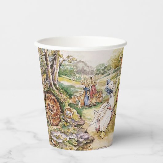 Beatrix Potter Niedlich Peter und Friends Pappbecher (Vorderseite)