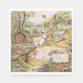 Beatrix Potter Niedlich Peter und Friends Serviette (Vorderseite)
