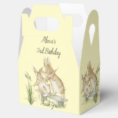 Beatrix Potter, Niedliche Kaninchen essen Karotten Geschenkschachtel (Geöffnet)