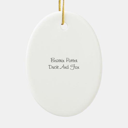 Beatrix Potter Ornament (Hinten)