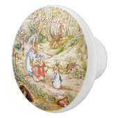 Beatrix Potter Peter das Kaninchen und seine Freun Keramikknauf (Rechts)