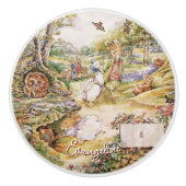 Beatrix Potter Peter das Kaninchen und seine Freun Keramikknauf (Vorderseite)