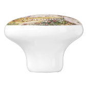 Beatrix Potter Peter das Kaninchen und seine Freun Keramikknauf (Seitenansicht)