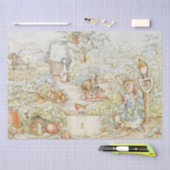 Beatrix Potter Peter der Kaninchen Freunde im Gart Seidenpapier (Handwerk)