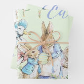 Beatrix Potter Peter der Kaninchen Ostern Geschenkpapier Set (Beispiel)