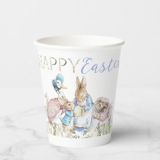 Beatrix Potter Peter der Kaninchen Osterpapiertass Pappbecher (Vorderseite)