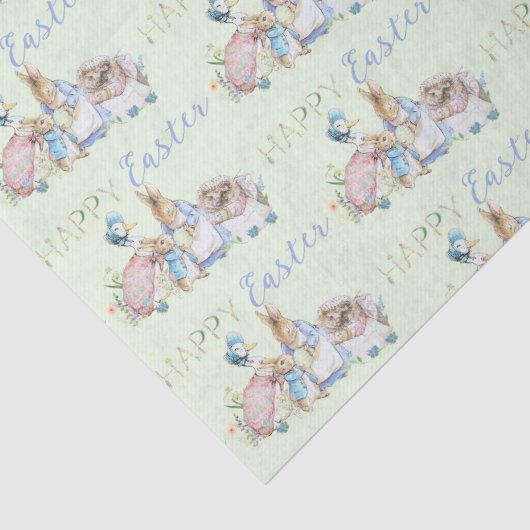 Beatrix Potter Peter der Kaninchen Osterzweig Seidenpapier (Detail)