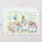 Beatrix Potter Peter der Rabbit Osterfeier Einladung (Vorderseite)