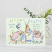 Beatrix Potter Peter der Rabbit Osterfeier Einladung (Stehend Vorderseite)