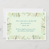 Beatrix Potter Peter der Rabbit Osterfeier Einladung (Rückseite)