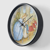 Beatrix Potter - Peter Hase Familie Uhr (Winkel)