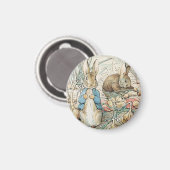 Beatrix Potter Peter Rabbit und Benjamin Bunny Magnet (Vorderseite/Rückseite)
