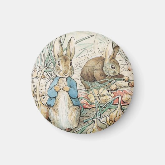 Beatrix Potter Peter Rabbit und Benjamin Bunny Magnet (Vorne)