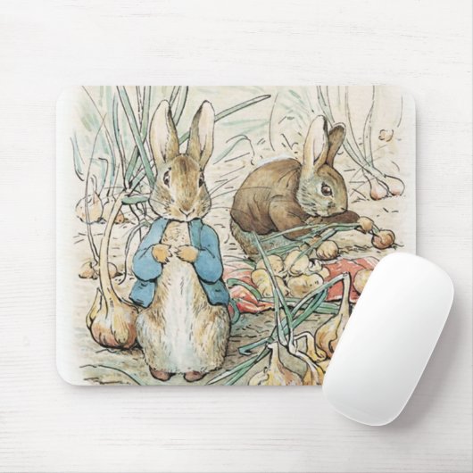 Beatrix Potter Peter Rabbit und Benjamin Bunny Mousepad (Mit Mouse)