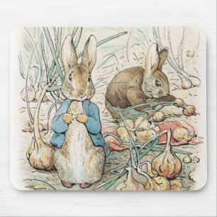 Beatrix Potter Peter Rabbit und Benjamin Bunny Mousepad