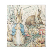 Beatrix Potter Peter Rabbit und Benjamin Bunny Notizblock (Vorderseite)