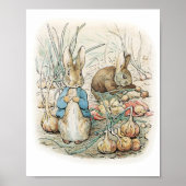 Beatrix Potter Peter Rabbit und Benjamin Bunny Poster (Vorne)