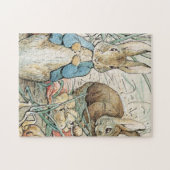 Beatrix Potter Peter Rabbit und Benjamin Bunny Puzzle (Horizontal)