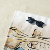 Beatrix Potter Peter Rabbit und Benjamin Bunny Strandtuch (Beispiel)