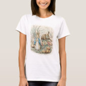 Beatrix Potter Peter Rabbit und Benjamin Bunny T-Shirt (Vorderseite)