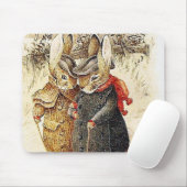 Beatrix Potter - Peter Rabbit Winter Walk Mousepad (Mit Mouse)