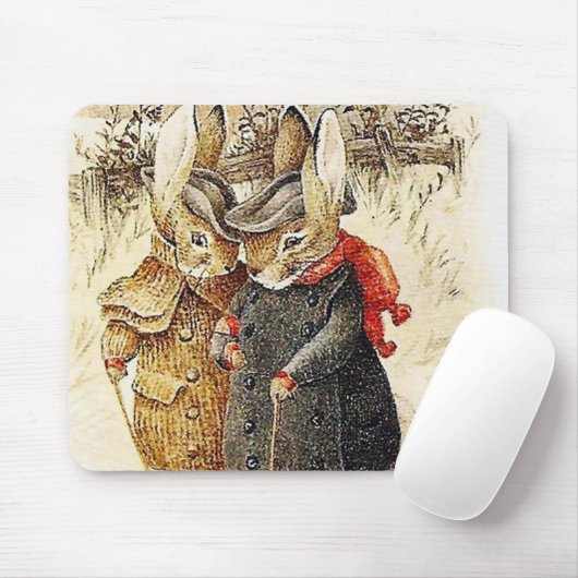 Beatrix Potter - Peter Rabbit Winter Walk Mousepad (Mit Mouse)