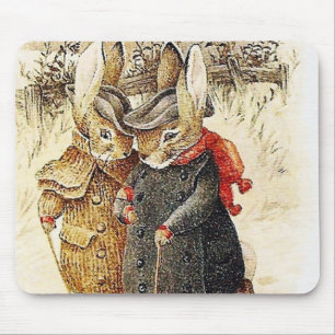 Beatrix Potter - Peter Rabbit Winter Walk Mousepad