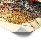 Beatrix Potter - Peter Rabbit Winter Walk Poster (Ecke)